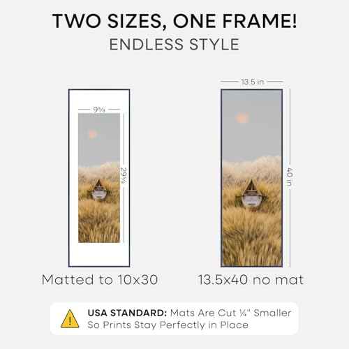 13.5x40 Blue Picture Frame (2 Count)