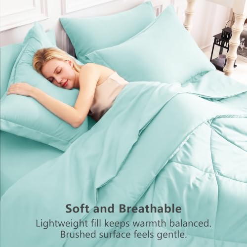 Full Size Comforter Sets Spa Blue