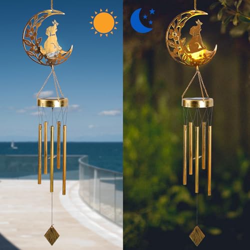 Moon Dog Wind Chime Outdoor