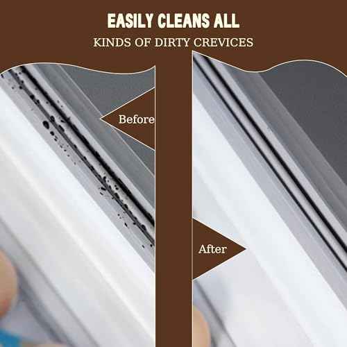 3Pcs Crevice Cleaning Brush Tool Grout Brush Cleaning Supplies (3 Count)