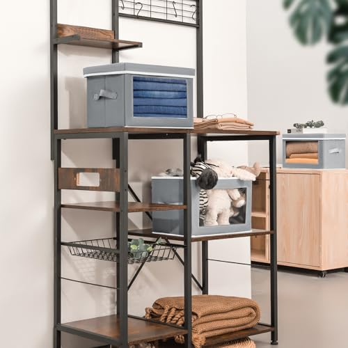 Storage Bins with Lids (4 Count)