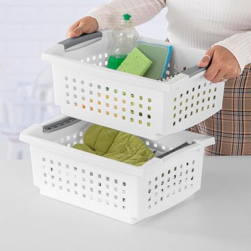 Medium Stacking Basket (4 Count)