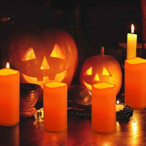 8" x 4" Large Outdoor Flameless Candles