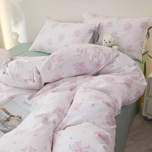 Aesthetic Floral Comforter Set King Size