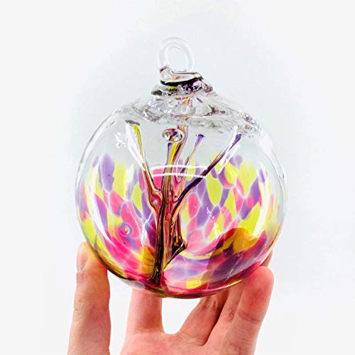 Luke Adams Handmade Glass Gazing Balls for Garden