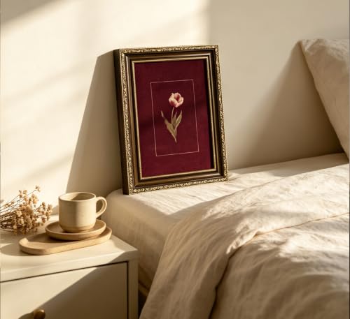 Vintage Gold Framed Tulip Wall Art