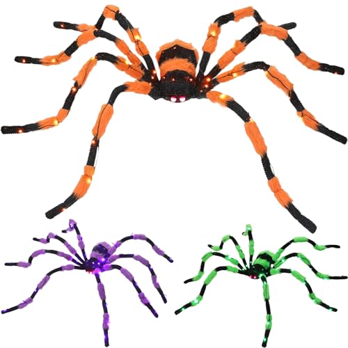 Giant Spider Halloween Decorations (Orange)