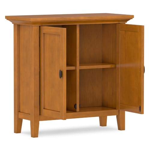 Redmond 32" Solid Wood Cabinet in Light Golden Brown