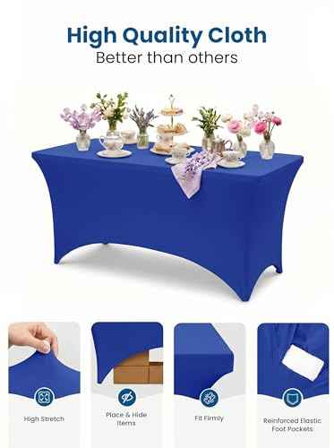 Spandex Table Cloth 1 Pack [6FT