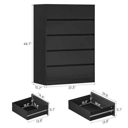 Black Malm Dresser for Bedroom