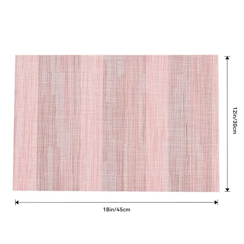 Misty Rose Placemats Set of 8 (8 Count)