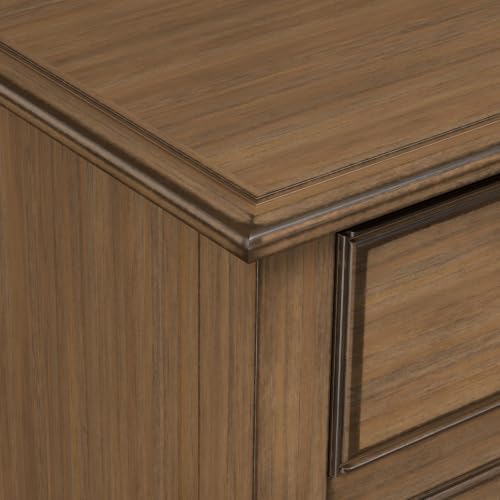 Connaught 40" Solid Wood Cabinet in Rustic Natural Aged Brown