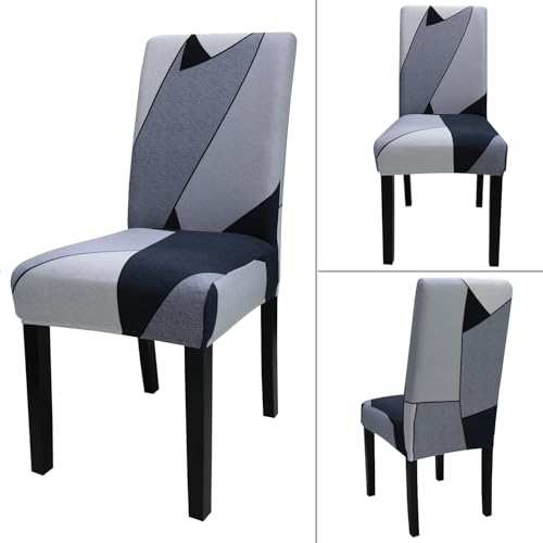 Pattern Chair Covers for Dining Room Set of 6