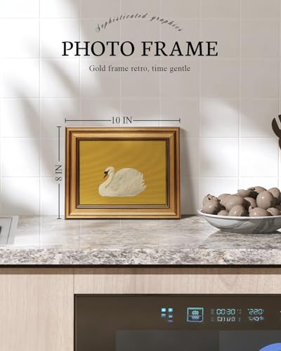 Vintage Gold Framed Wall Art for Living Room