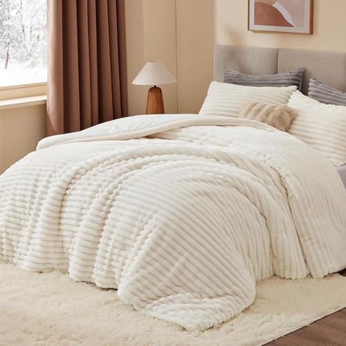 Fleece Oversized Queen Comforter Set