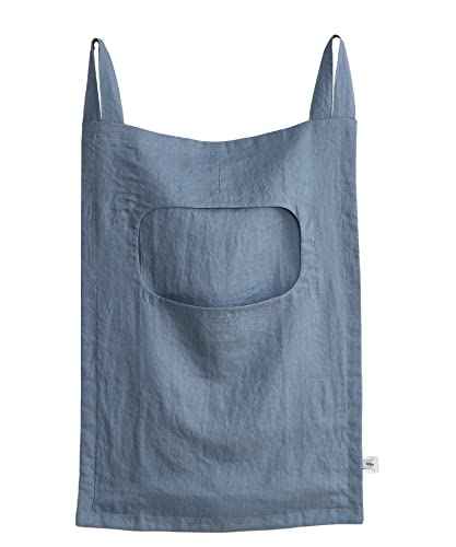 100% Linen Door Hanging Laundry Hamper Bag