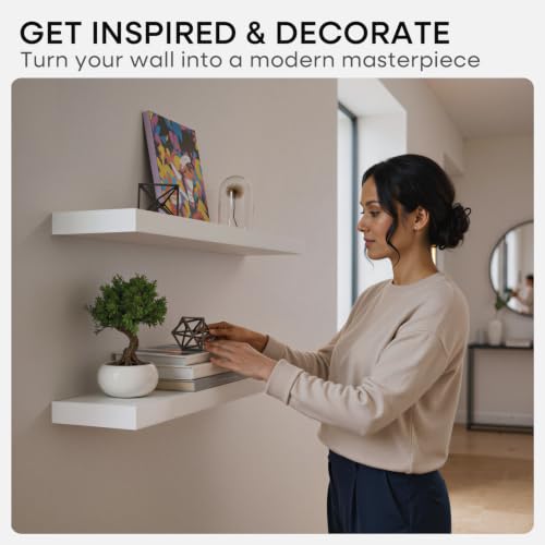 18 Inch Floating Shelves (3 Count)