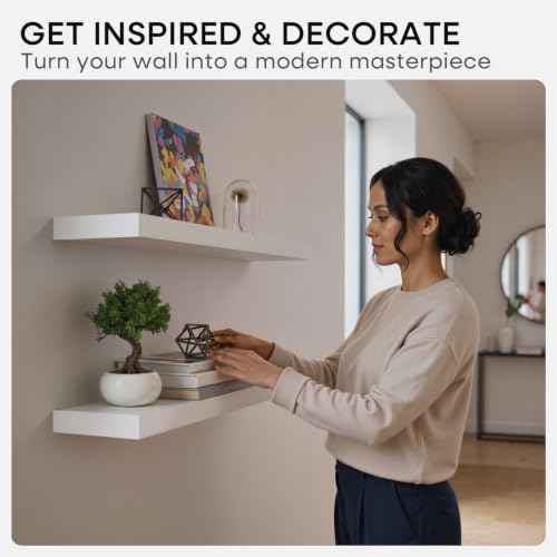 18 Inch Floating Shelves (4 Count)