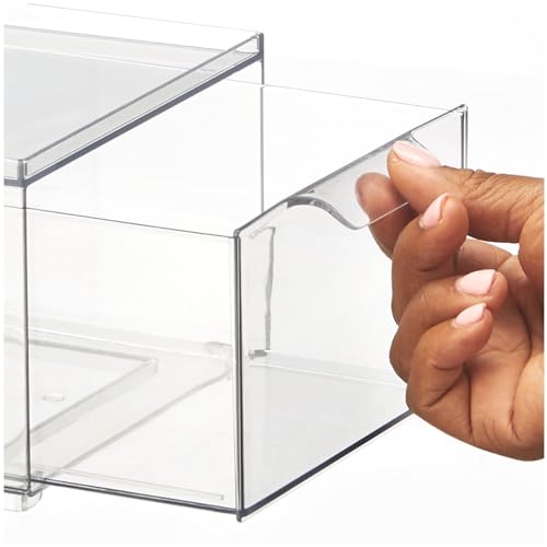 Plastic Bathroom Organizer Bin w (4 Count)