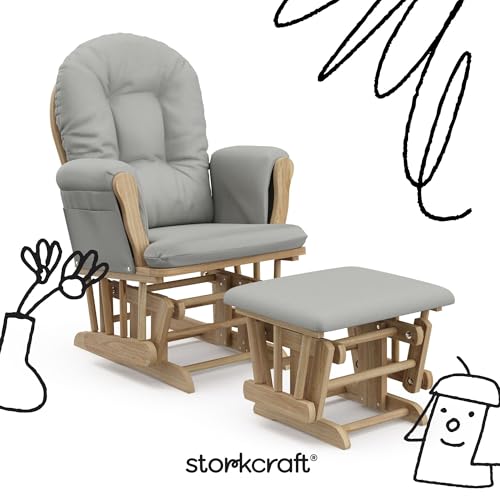 Premium Hoop Glider & Ottoman