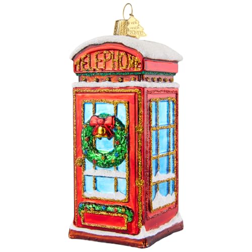 Telephone Booth Christmas Tree Ornaments