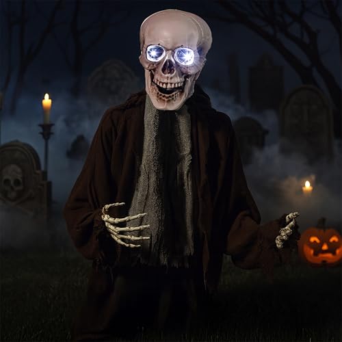Evergreen Animated Groundbreaker Zombie for Halloween Outdoor Decoration (Groundbreaker Zombie, Set of 1)