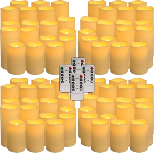 Set of 72 Flameless Led Battery Opeated (72 Count)