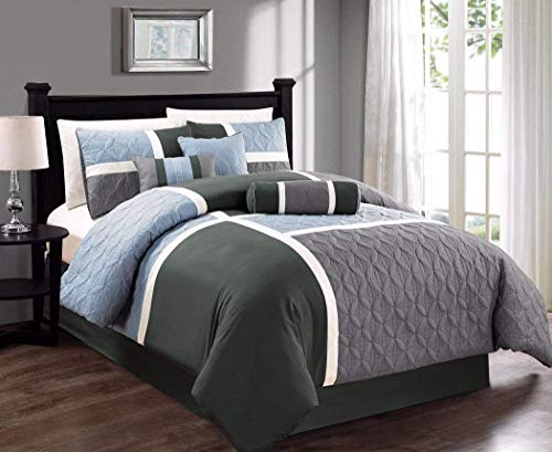 Upland 7 Piece Quilted Patchwork Comforter Set
