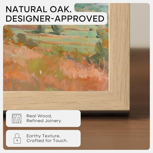 4x6 Natural Oak Picture Frame