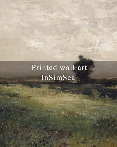 Framed Canvas Wall Art Vintage Decor