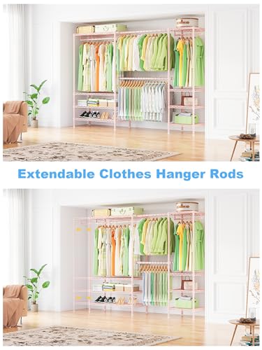 E11 Heavy Duty Closet Garment Rack
