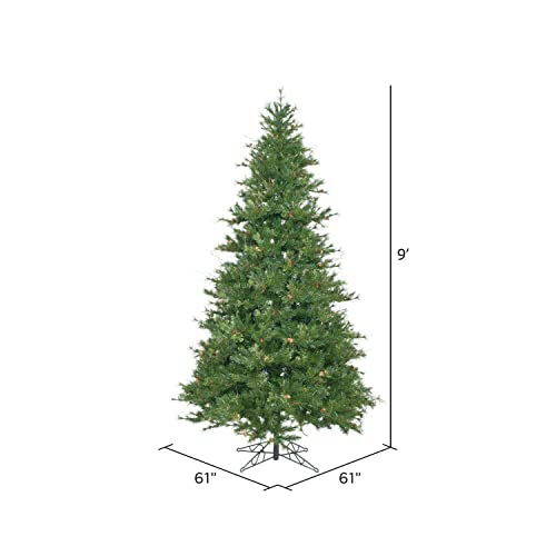 7.5' Mixed Country Pine Slim Artificial Christmas Tree