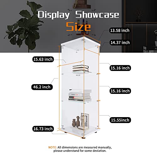 White Glass Display Cabinet