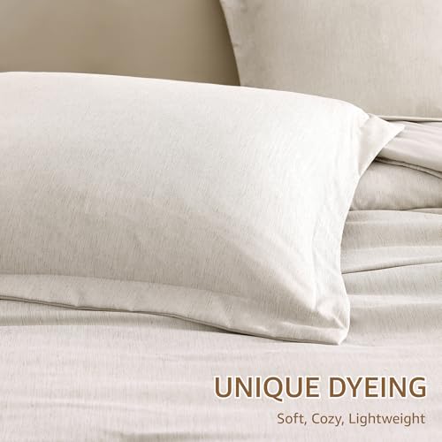 Queen Size Comforter Set 7 Pieces Oatmeal Beige Bed in a Bag