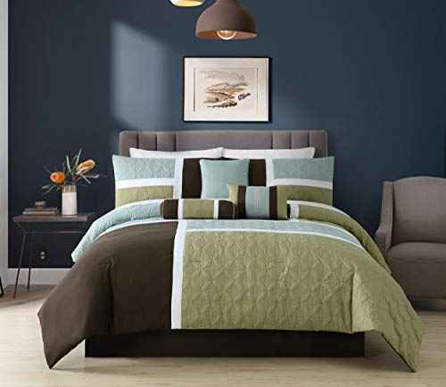 Upland 7 Piece Quilted Patchwork Comforter Set