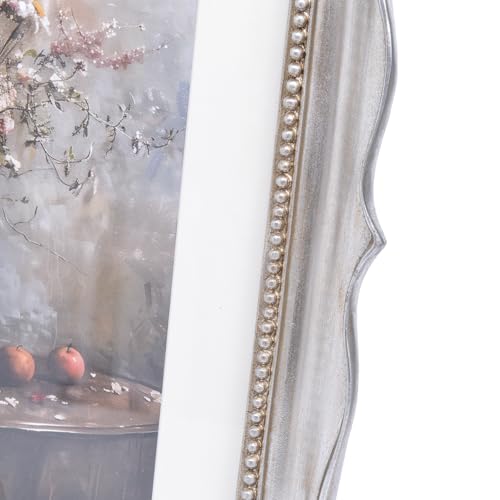 11x14 Vintage Picture Frame with Embossed Flower Design