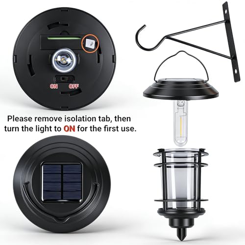 4 Pack Solar Lanterns Outdoor (4 Count)