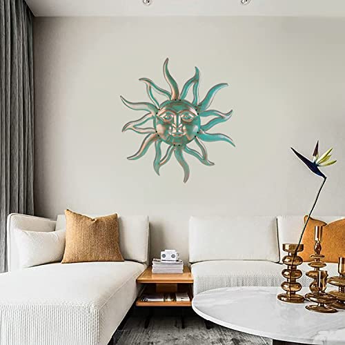 Sun Metal Wall Art Outdoor Decor