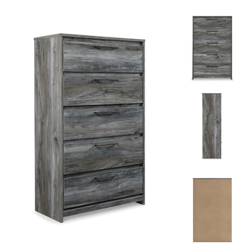 Baystorm Rustic 5 Drawer Chest of Drawers