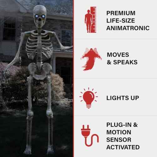8.0 Ft. Motion (96" Towering Animated Skeleton)