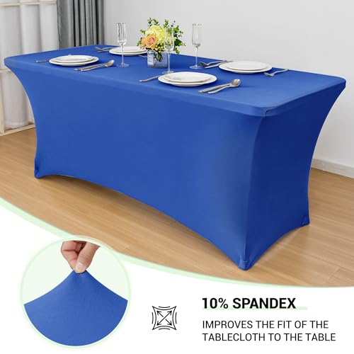 8ft Stretch Spandex Table Cover (2 Count)