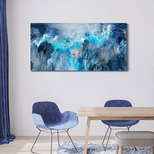 Blue Wall Art Large Canvas Art