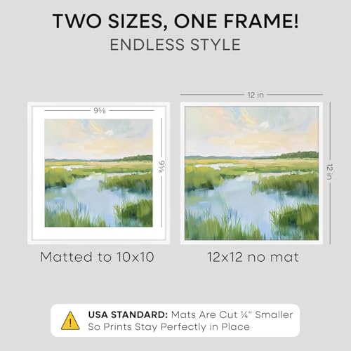 12x12 White Picture Frame (2 Count)