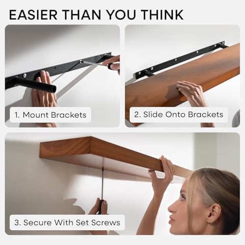 16 Inch Floating Shelves (2 Count)