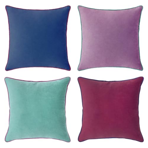 Decorative Throw Pillow Covers Cushion Cases (4 Count)