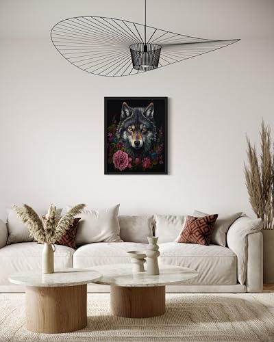 Vintage Wolf Poster Art Print