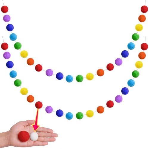 Pom Pom Garland Decorations (2 Count)