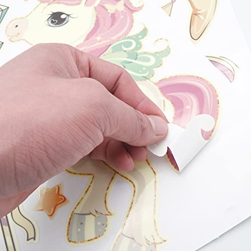 Glow in The Dark Stars and Unicorn Wall Decals