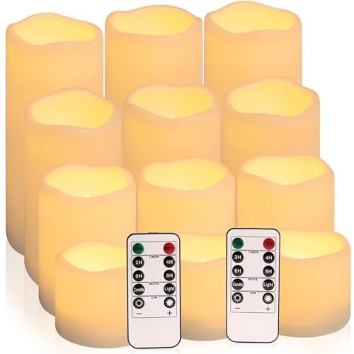 Flameless Battery Operated Outdoor Waterproof Set of 12 (12 Count)