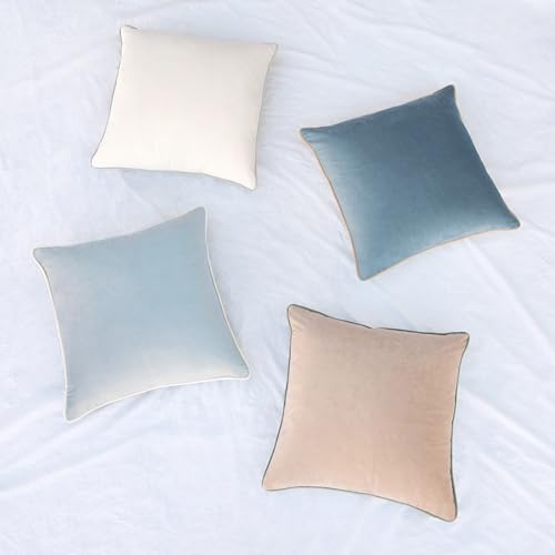 Decorative Throw Pillow Covers Cushion Cases (4 Count)